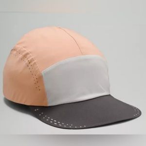Lululemon Crushable Run Hat - Dust Pink/Gray/White NWOT